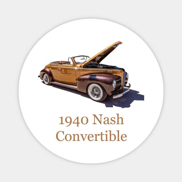 1940 Nash Convertible Magnet by mtbearded1